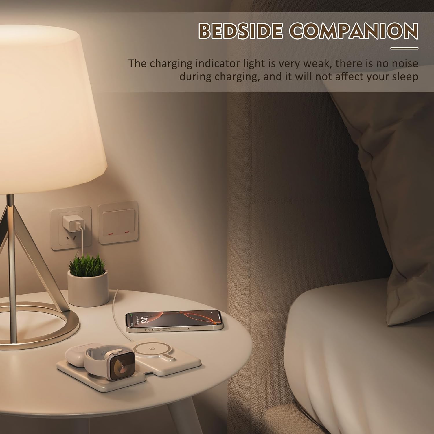 Thumbnail 6 de Magnetic Wireless Charger for iPhone: 3-in-1 Travel Charging Station