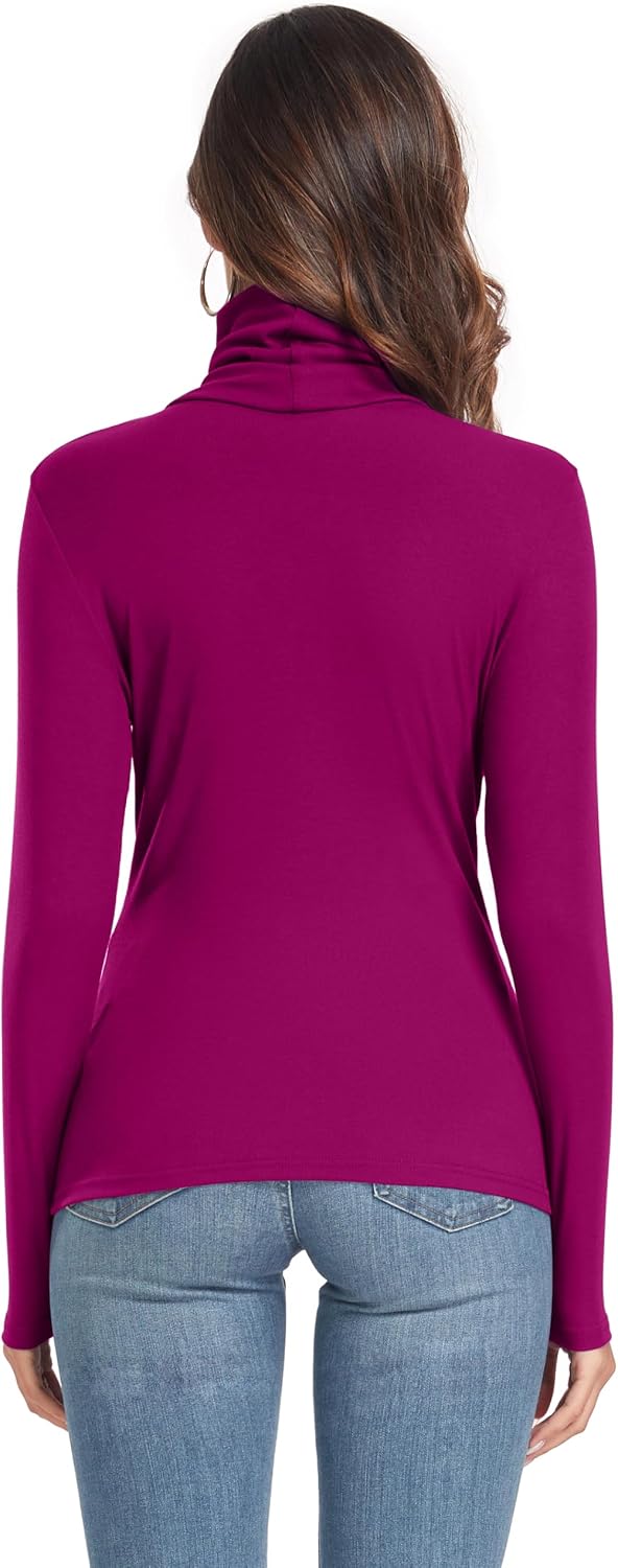 Thumbnail 5 de Qaffier Women's Lightweight Slim-Fit Turtleneck Base Layer Top