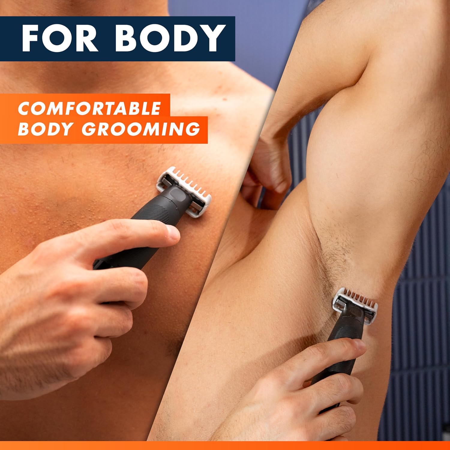 Detalle 2 de Gillette Fusion One Hybrid Electric Razor (Wet & Dry) with Precision Trimmer