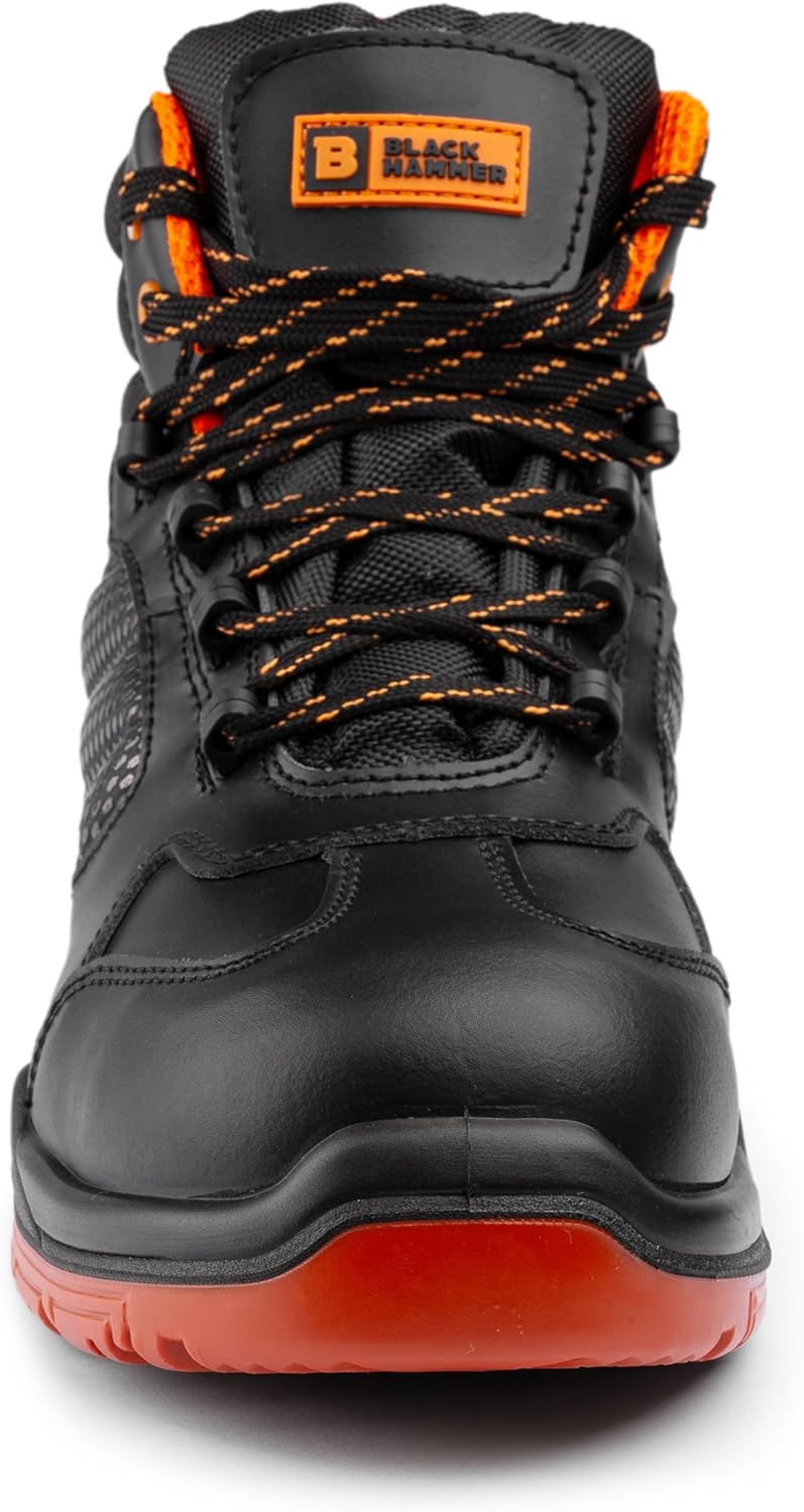 Thumbnail 6 de BLACK HAMMER Sicherheitsstiefel Herren S3 SRC – leichte, metallfreie Sicherheitsschuhe mit Kevlar Zwischensohle