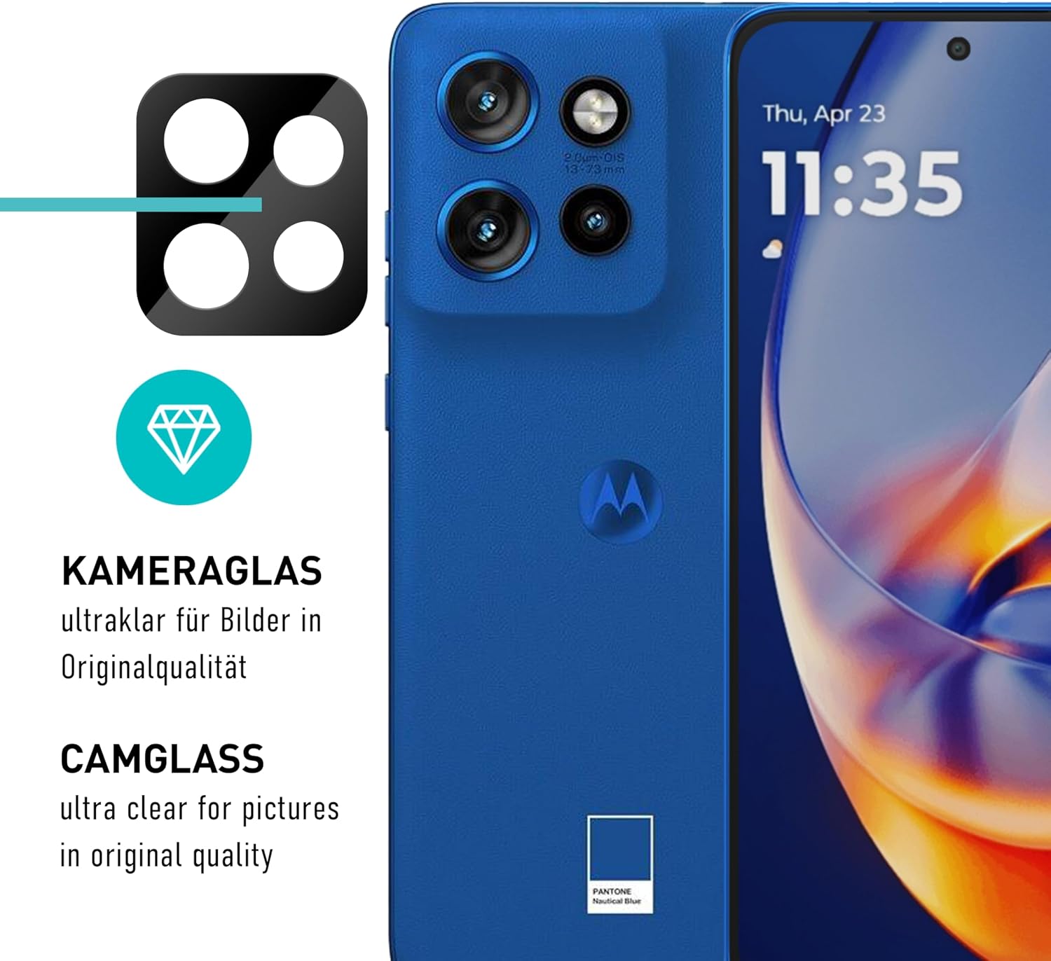 Thumbnail 6 de SmarTect TPU Screen Protector for Motorola Edge 50 Neo, 2 Films + 2 Camera Protectors