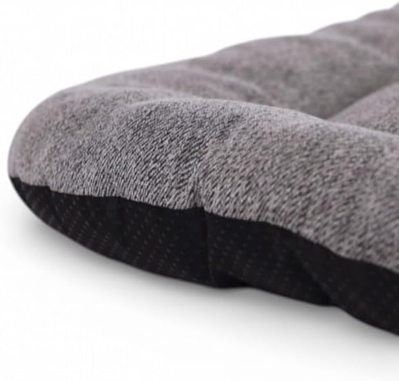 Detalle de Mon ami Luki Coussin Ovale Anti-Derapant Gris pour Chien — 110x60x8 cm