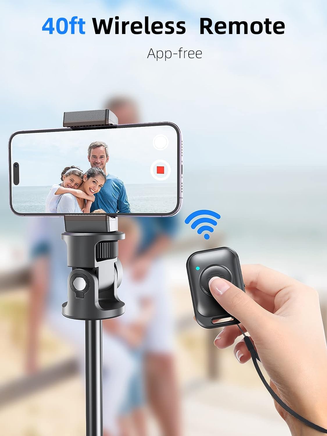 Detalle 2 de Kaiess Phone Tripod 62-inch