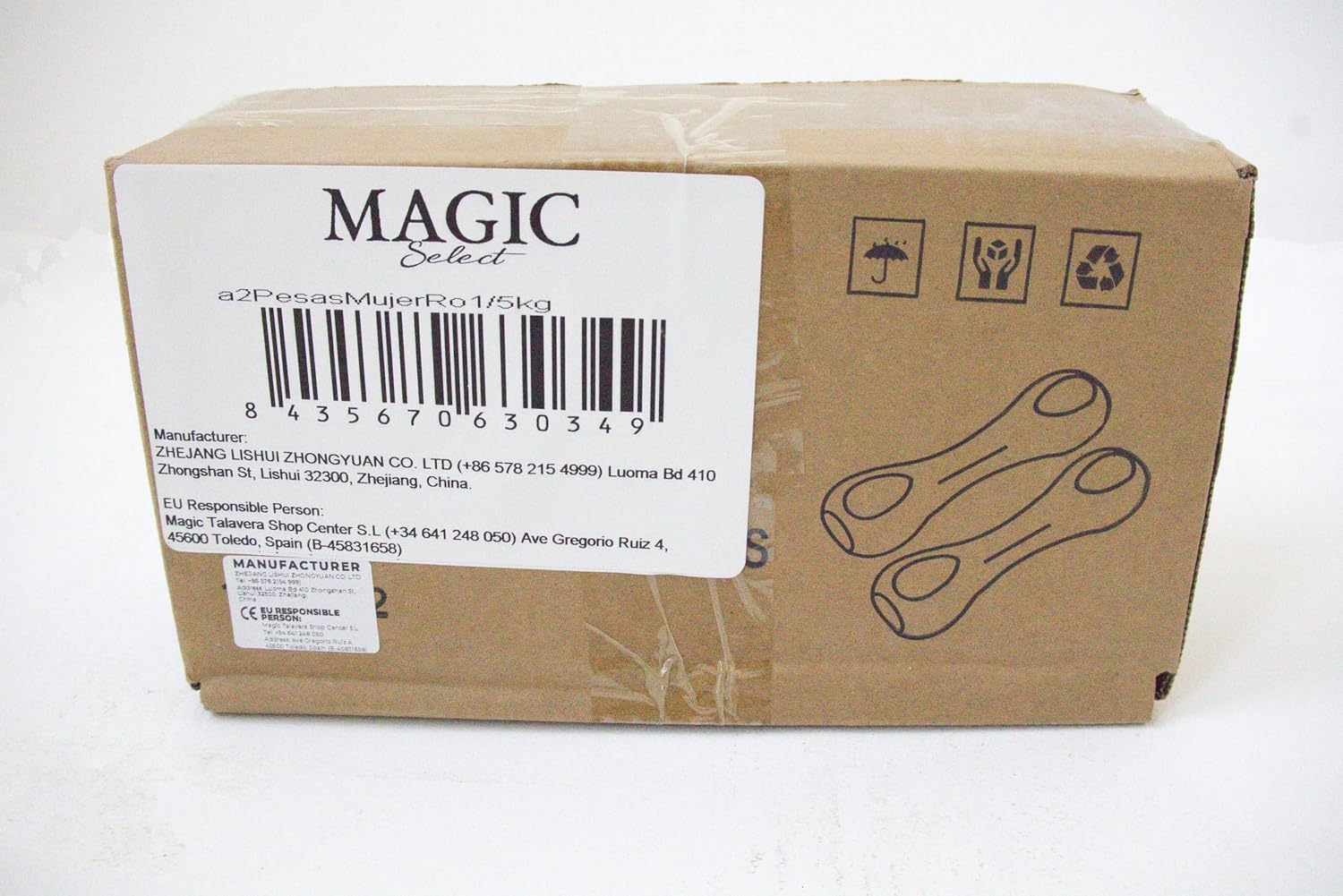 Thumbnail 6 de MAGIC SELECT halterset met 2 neopreen halters en antislip grip