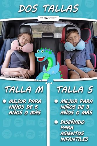 Thumbnail 5 de FLOWZOOM Comfy Kids: Almohada de Viaje Viscoelástica para Niños de 3 a 5 Años