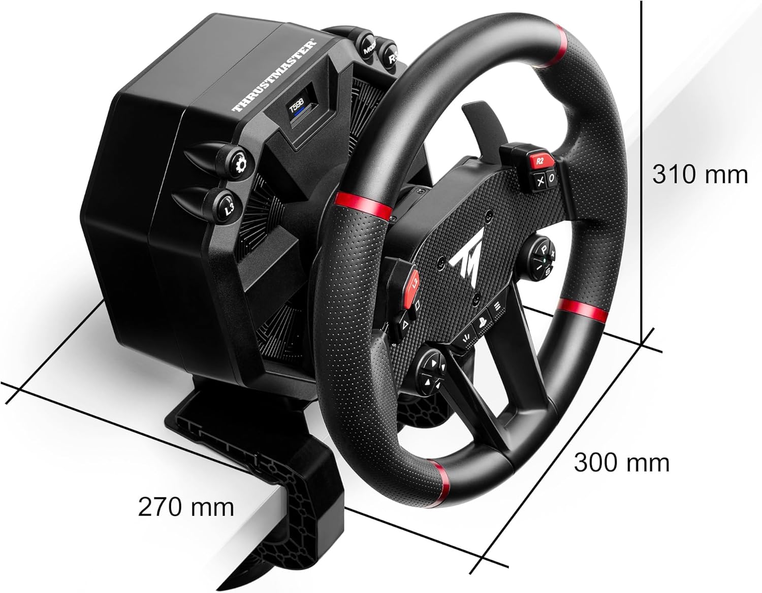 Detalle 2 de Thrustmaster T598: volante Force Feedback Direct Axial Drive per Xbox Series X|S, Xbox One e PC