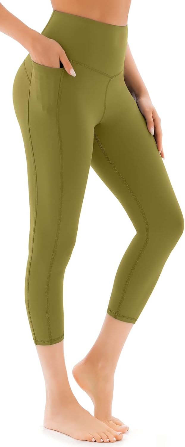 Thumbnail 5 de JOYSPELS Women’s Gym Leggings with Pockets – High Waisted Tummy Control Full Length & Capri Yoga Pants