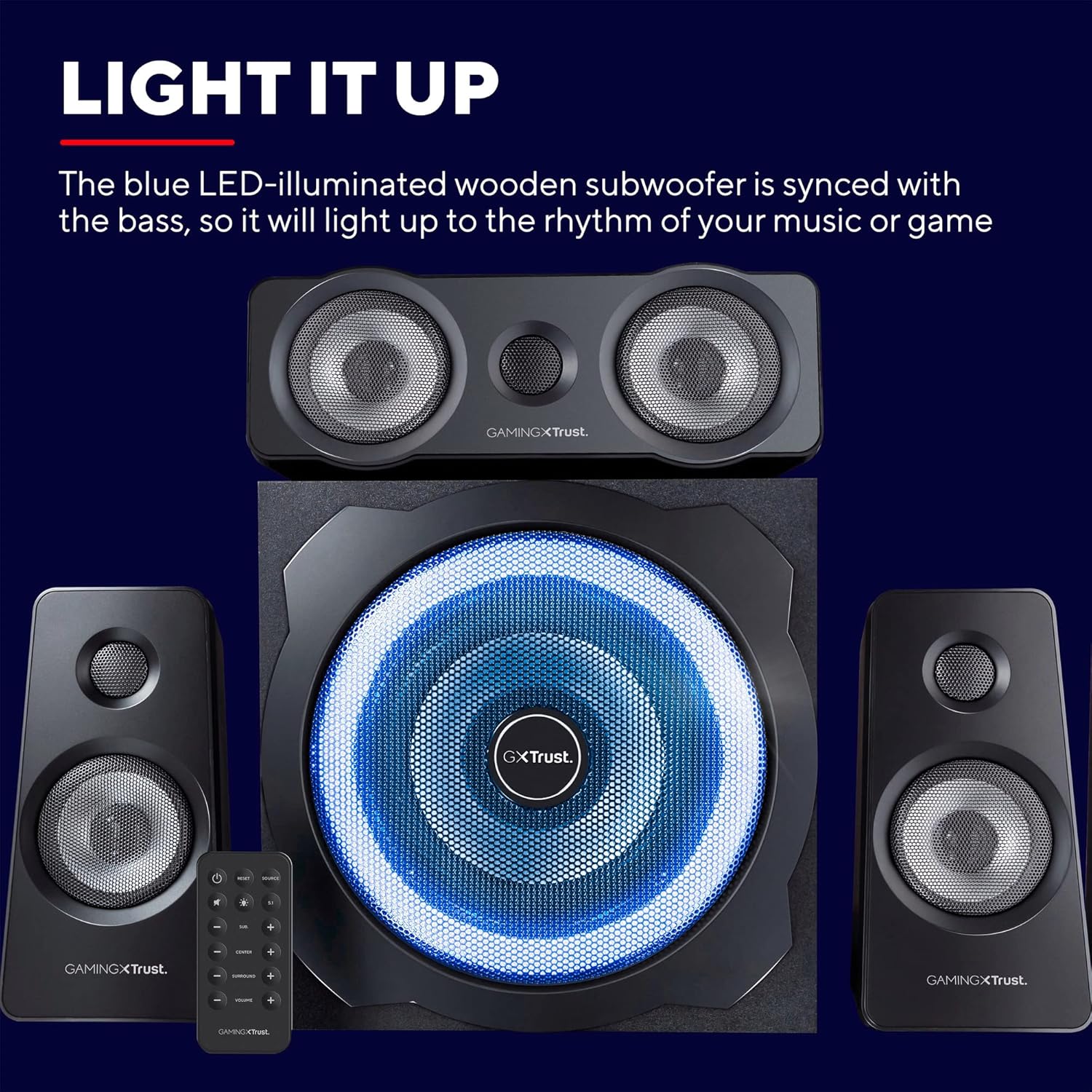 Thumbnail 3 de Trust GXT 658 Tytan 5.1 180W speakers