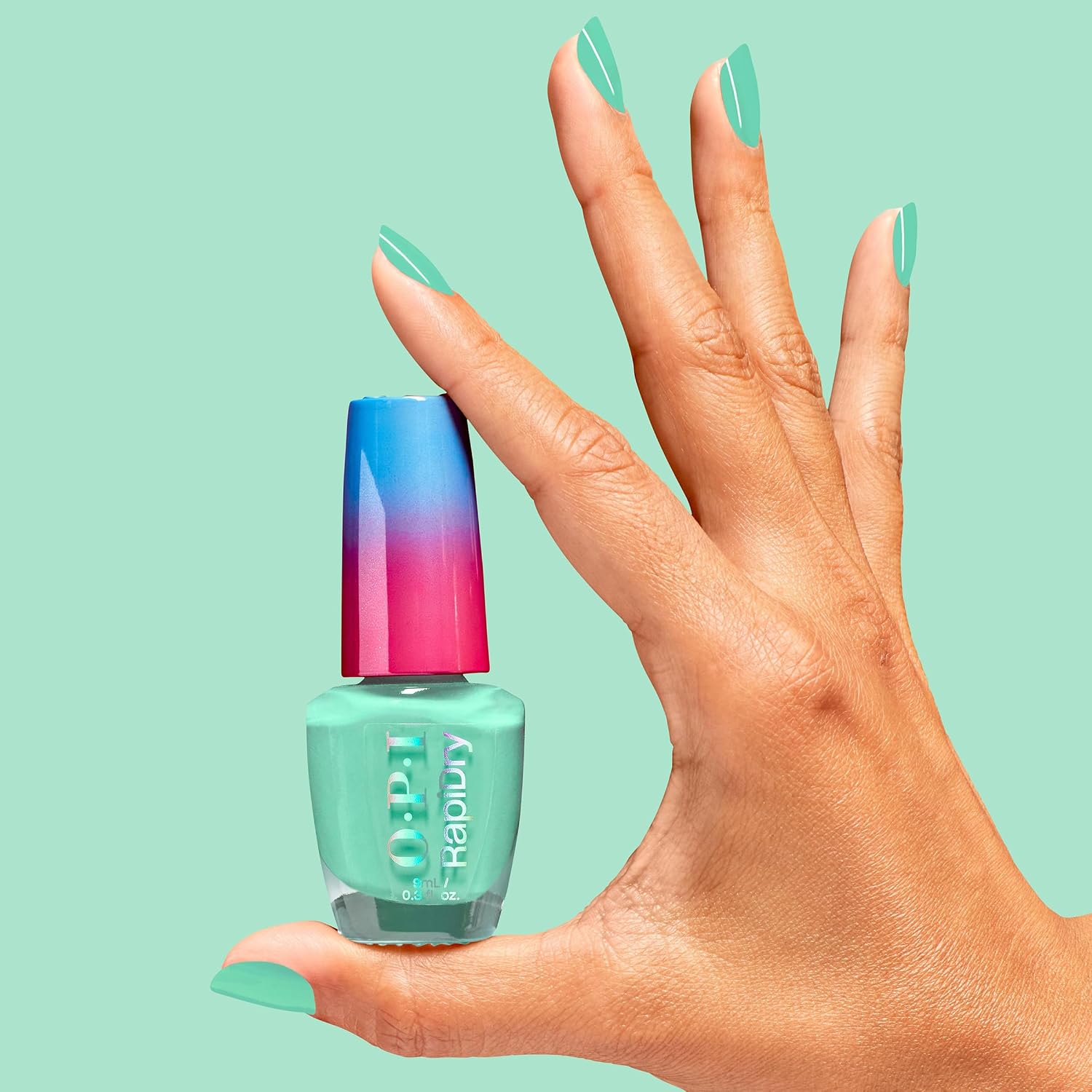 Detalle 2 de OPI RapiDry™ Smalto ad asciugatura rapida vegano, a prova di sbavature da 9 ml