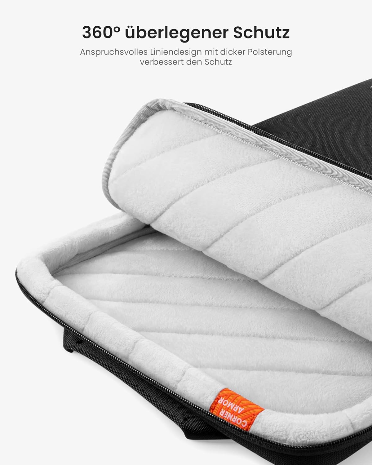 Detalle de tomtoc 360° Tablet Tasche für 11 Zoll iPad Air / iPad Pro – Rundumschutz mit praktischem Tragekomfort