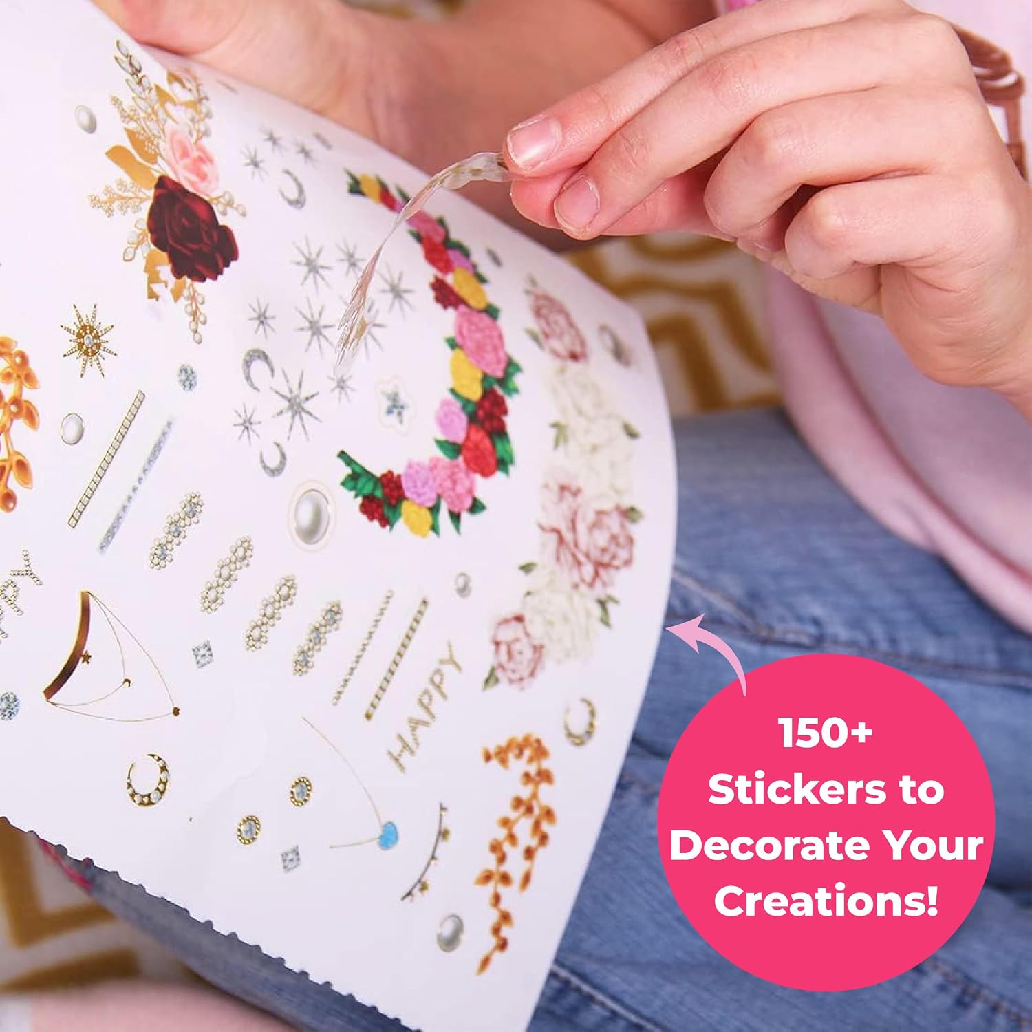 Detalle 1 de BSCOOL A266147 Create Hairstyles Fashion Design Activity Book with Stickers