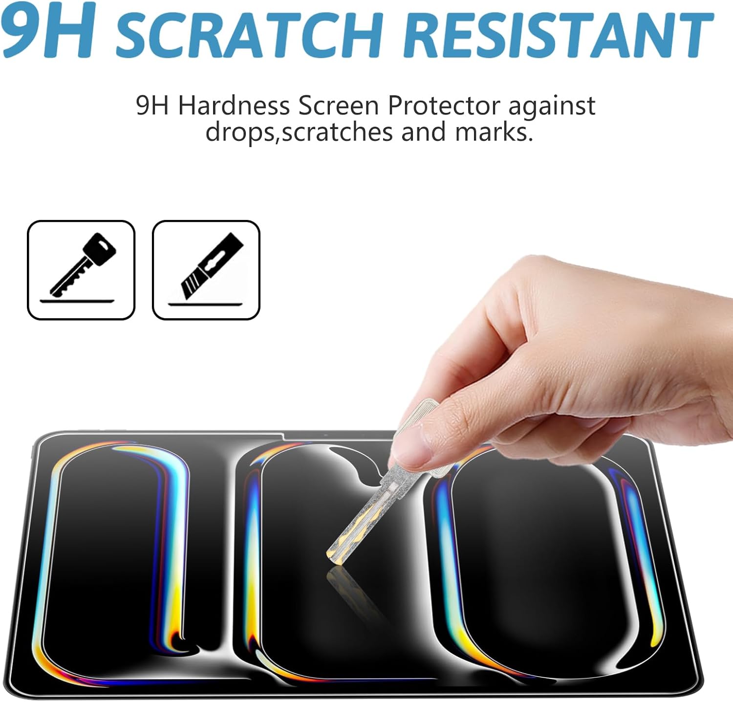 Thumbnail 3 de GOZOPO 2-Pack Tempered Glass Screen Protector for iPad Pro 13 inch (M5 2025 / M4 2024)