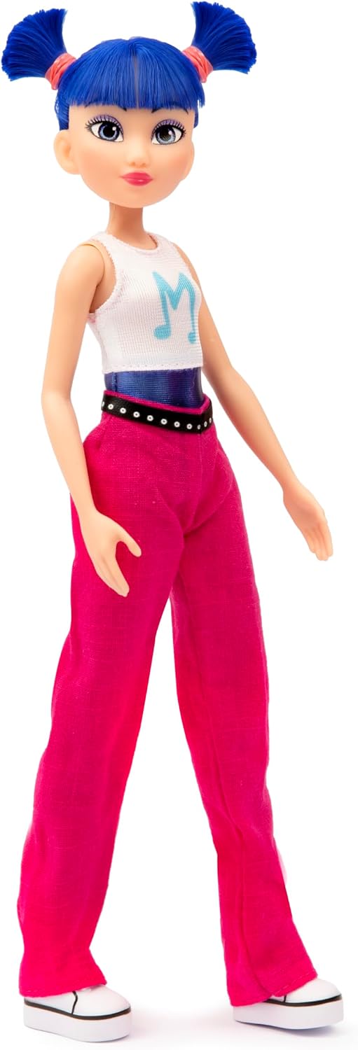 Detalle de Winx Club WNX77300 Winx Iconic Musa – lalka 27 cm z niebieskimi włosami
