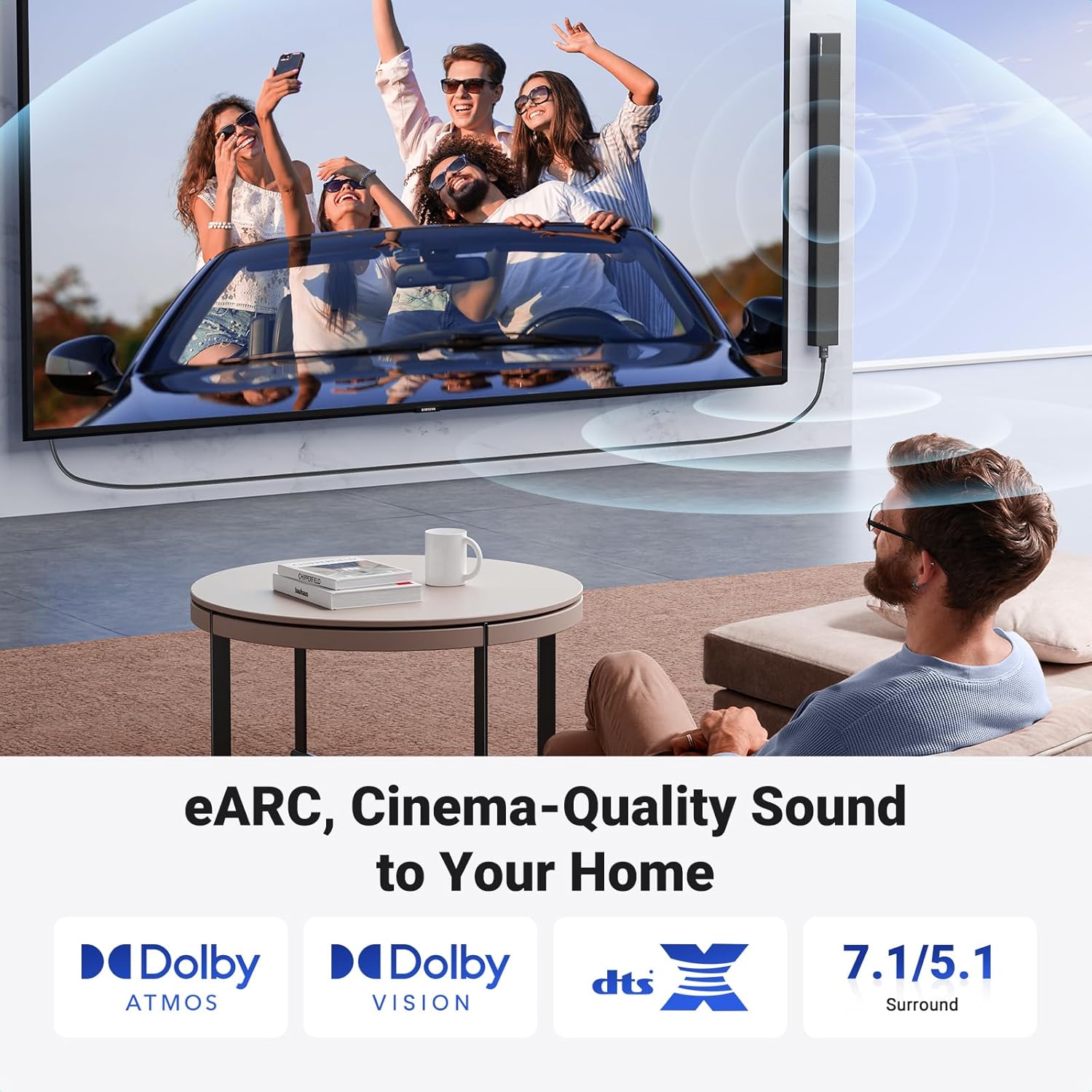 Thumbnail 4 de UGREEN 10K 8K 60Hz Câble HDMI 2.1 Certifié – Ultra Haute Vitesse 48 Gbps, eARC et VRR