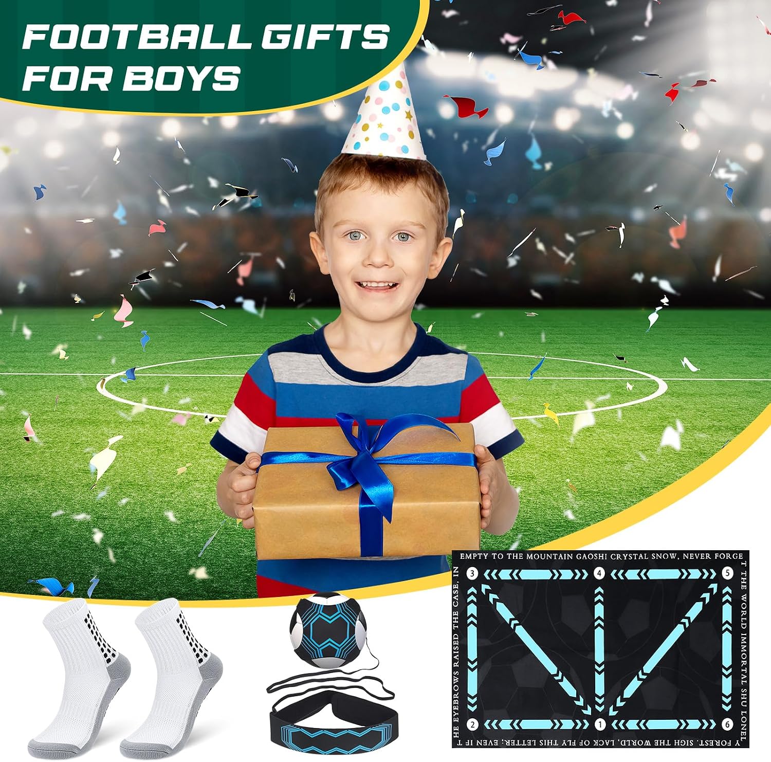 Thumbnail 6 de Zourglow ZY-SP010-01-EU voetbaltrainingsmat 90 x 60 cm met kicktrainer