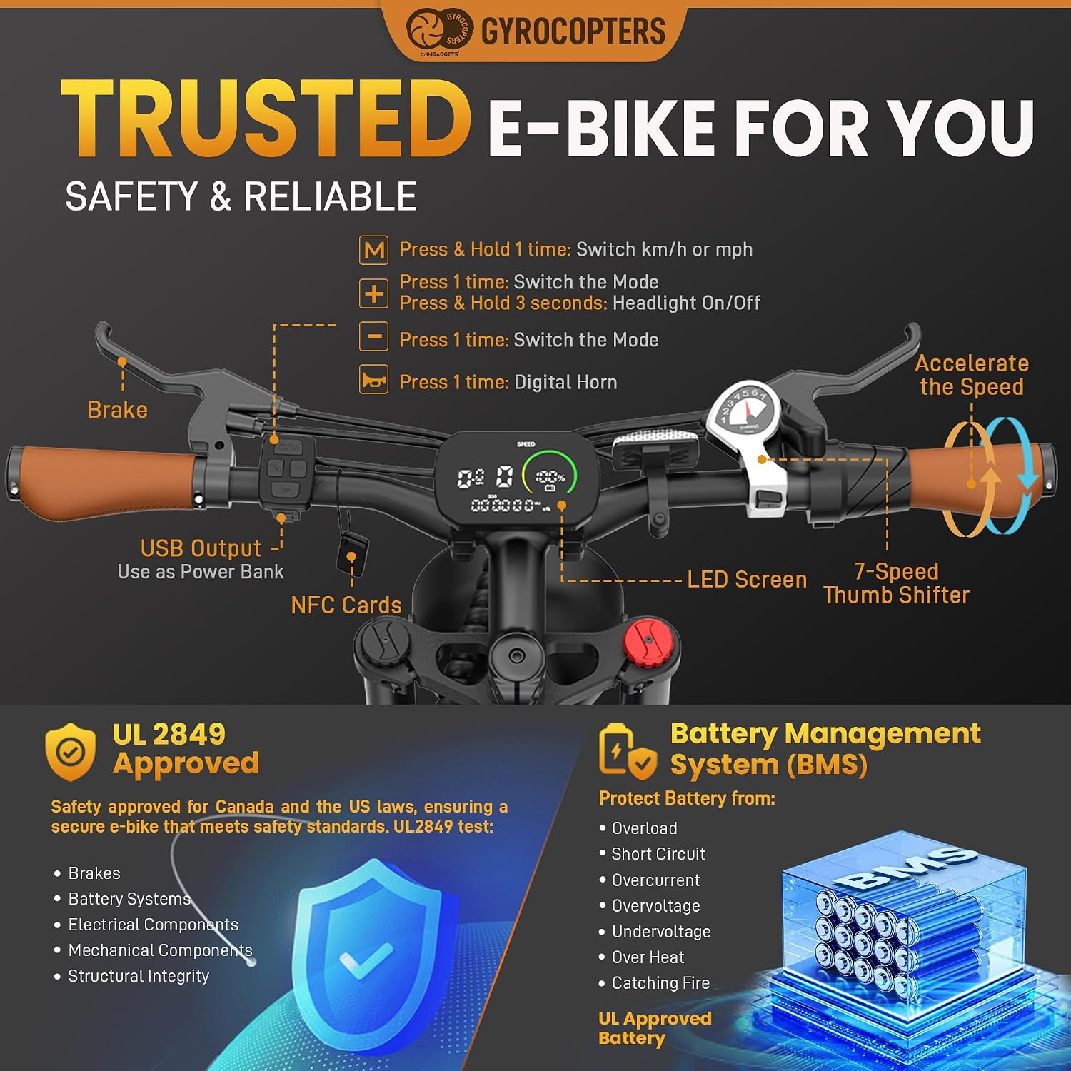 Thumbnail 6 de Gyrocopters electric dirt bike 1500W