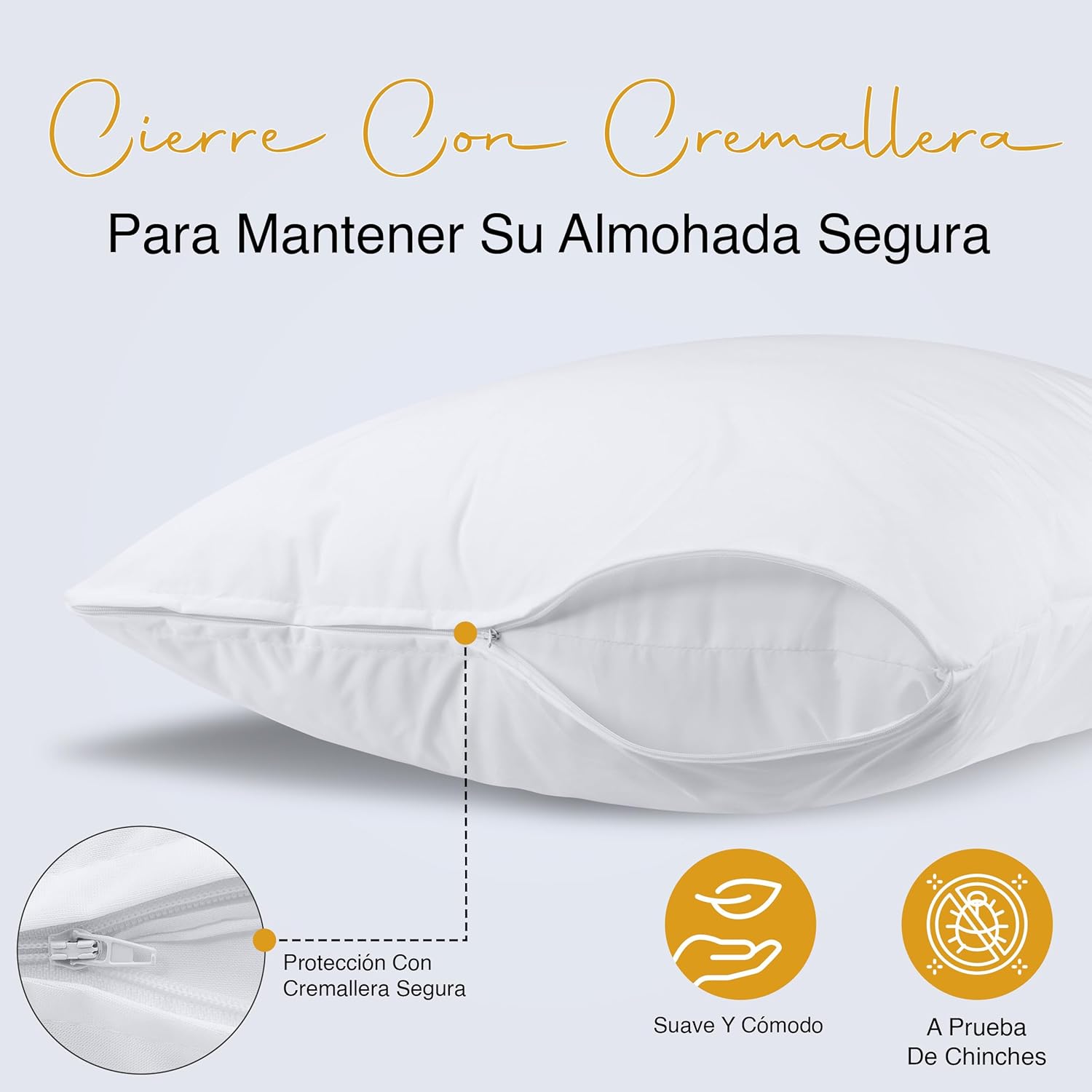 Thumbnail 2 de Utopia Bedding Protector de Almohada Impermeable 50x50 cm
