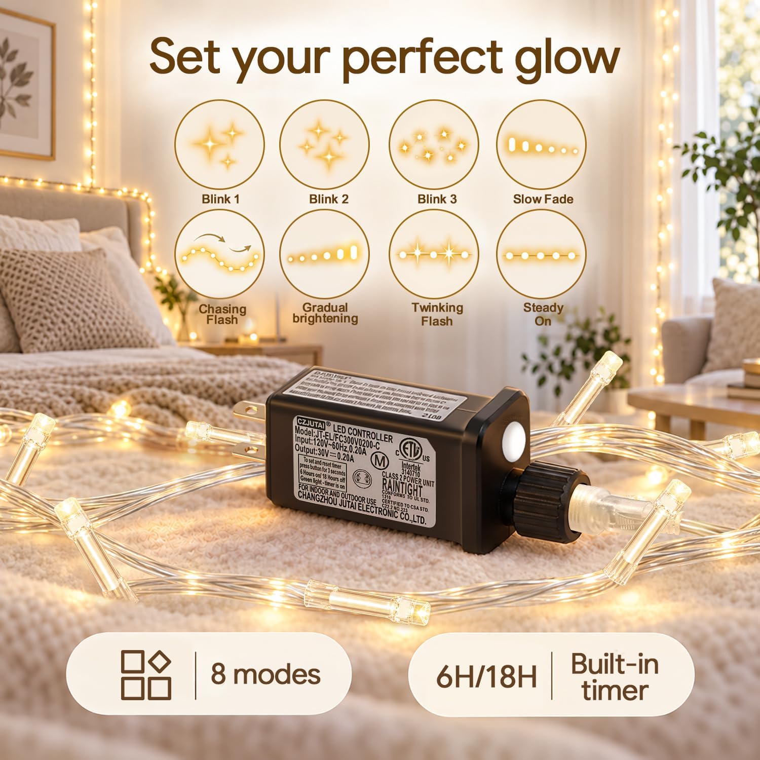 Thumbnail 2 de Christmas Fairy Lights, 100 ft