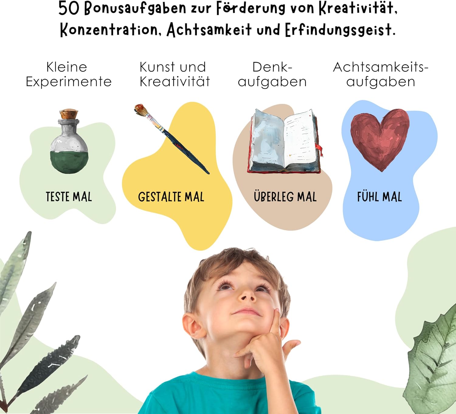Detalle 2 de 50 Entdeckerkarten für Kinder – Schatzsuche Spielkarten 🃏