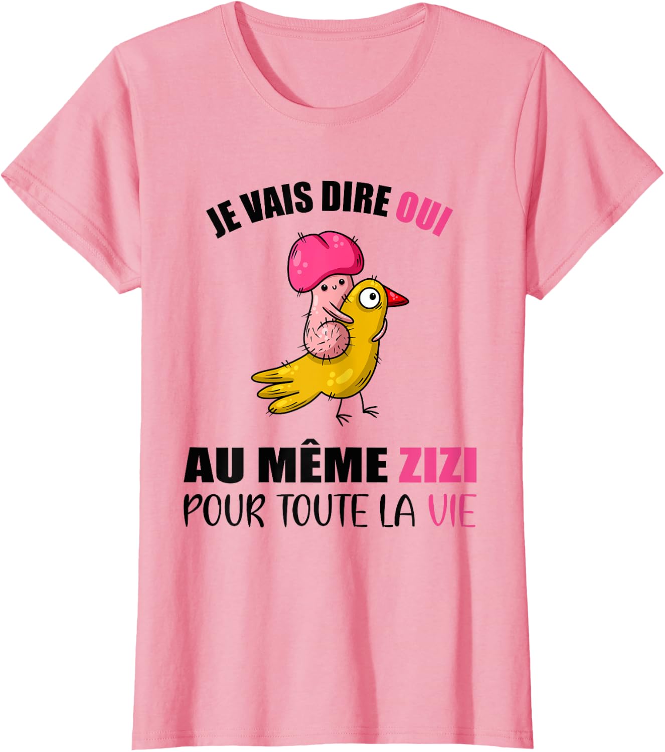 Detalle 2 de Tee Shirt EVJF Même Zizi pour Toute La Vie