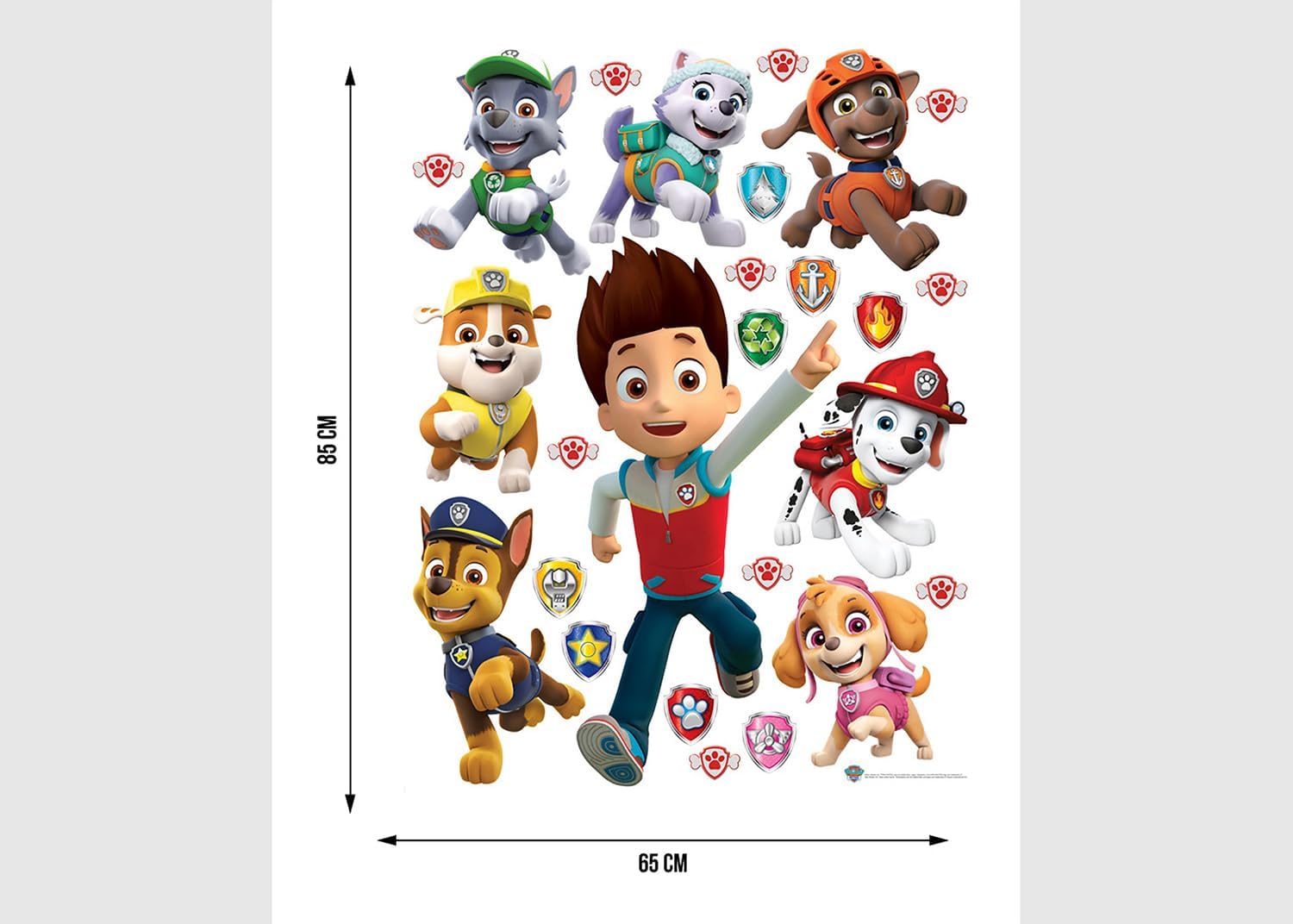 Thumbnail 3 de AG Design DK 2323 – autocollants décoratifs Disney pour chambre d’enfant, 65 x 85 cm (multicolores)