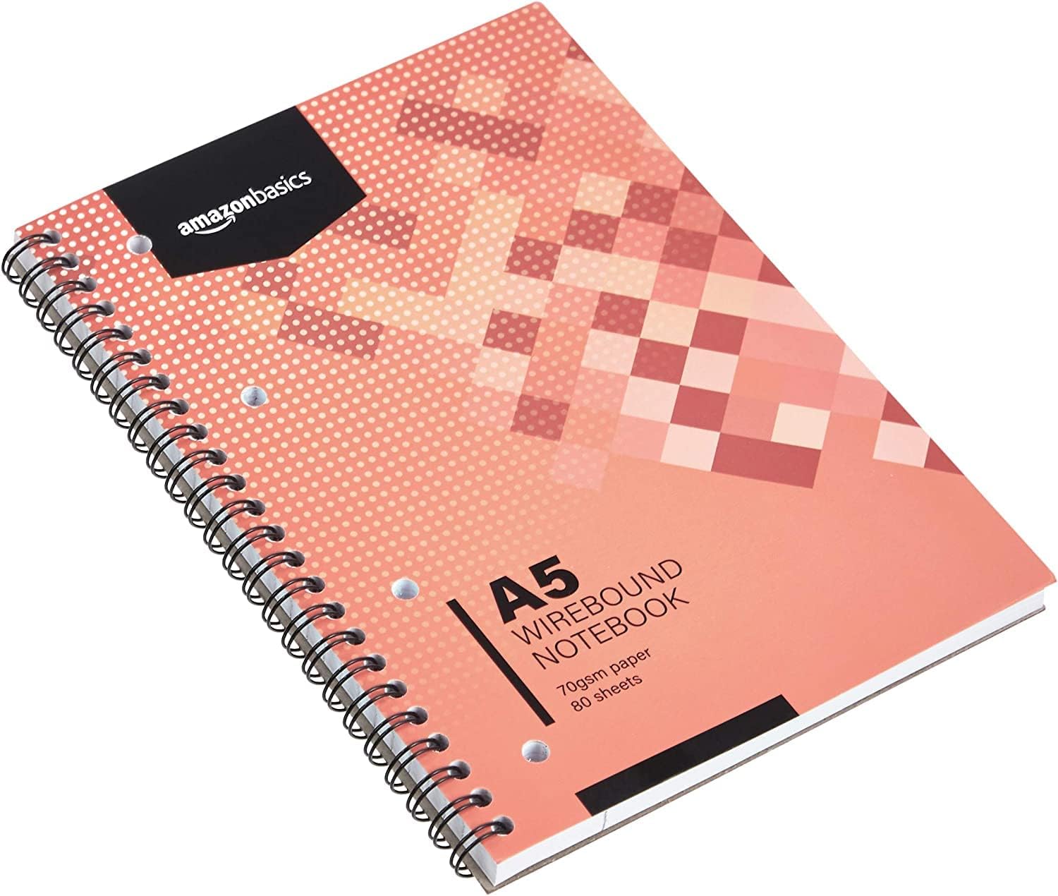 Thumbnail 1 de Amazon Basics Wirebound Notebook A5, 80 sheets 📚