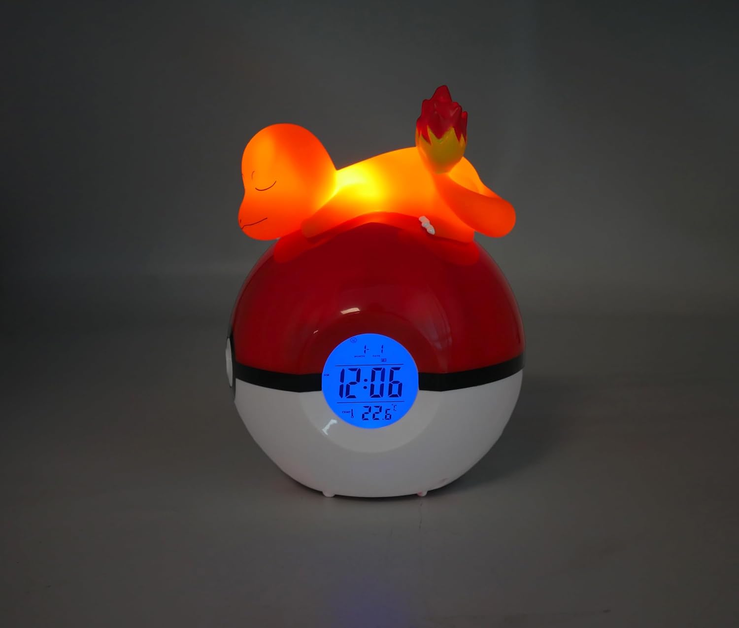Thumbnail 1 de TEKNOFUN 811368 budzik Pokémon Charmander z radiem FM i podświetleniem