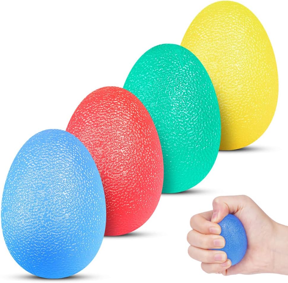 Vicloon Palla Antistress 4 pezzi – Palline per la presa con 4 livelli di resistenza