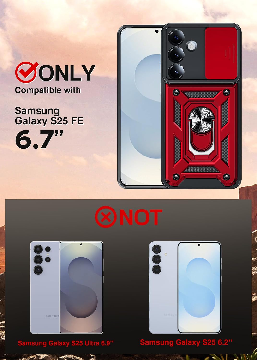 Detalle 2 de LeYi Galaxy S25 FE Case