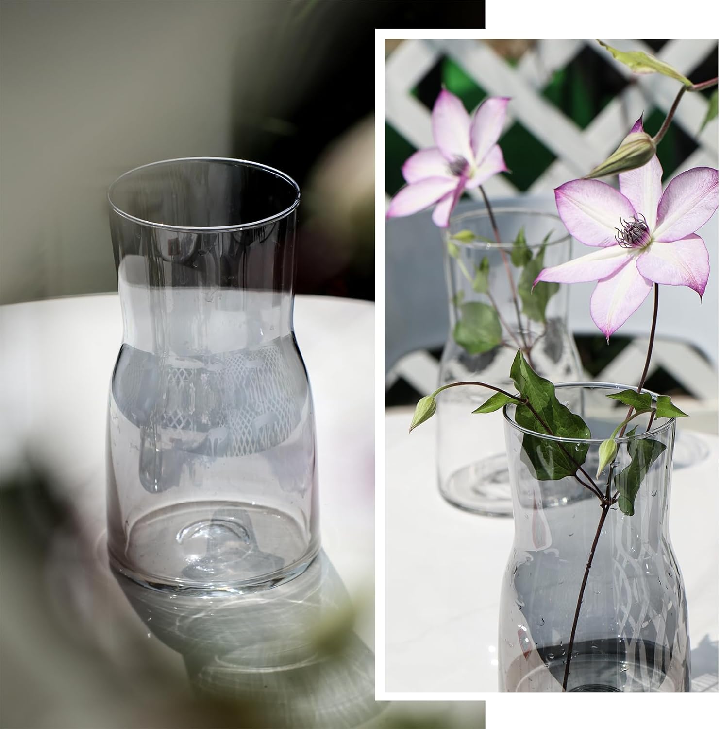 Thumbnail 4 de OFFIDIX Glasvase grau 17,15 cm