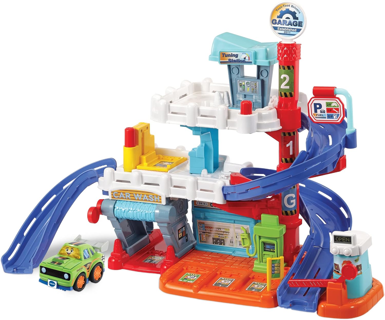 Detalle de VTech Toot-Toot Drivers Fix & Fuel Garage