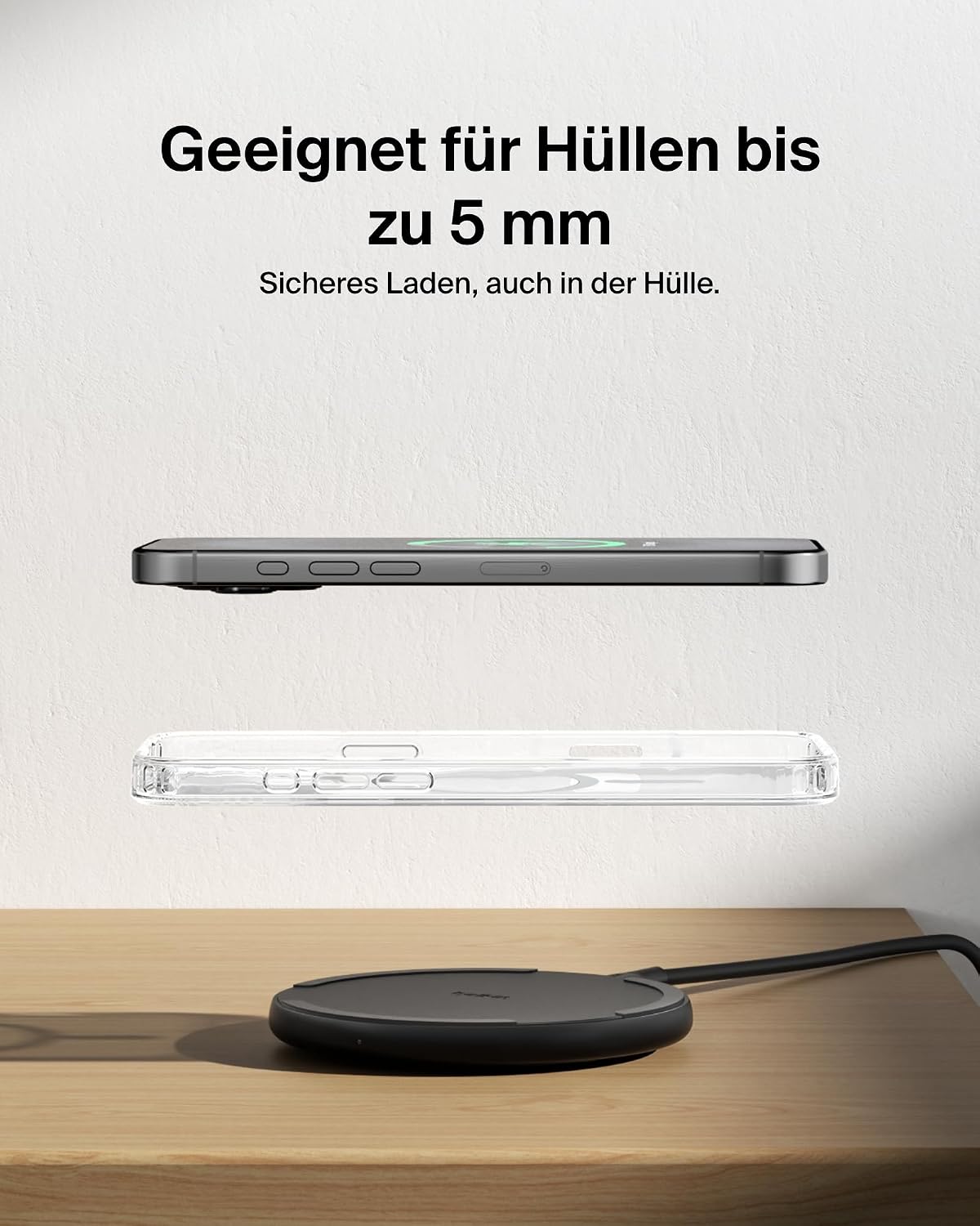 Thumbnail 4 de Belkin Kabelloses Ladepad 15 W Qi Ladegerät