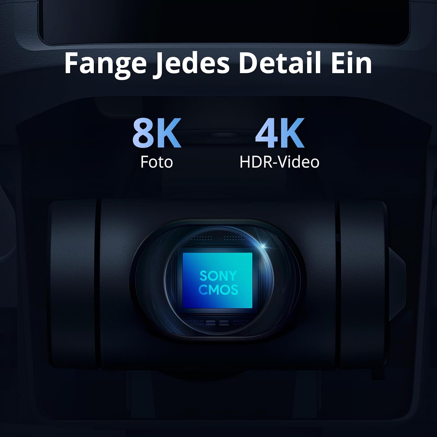 Detalle 2 de Potensic ATOM 2 GPS-Drohne mit Kamera – kompakt, 4K HDR, 10 km Übertragung