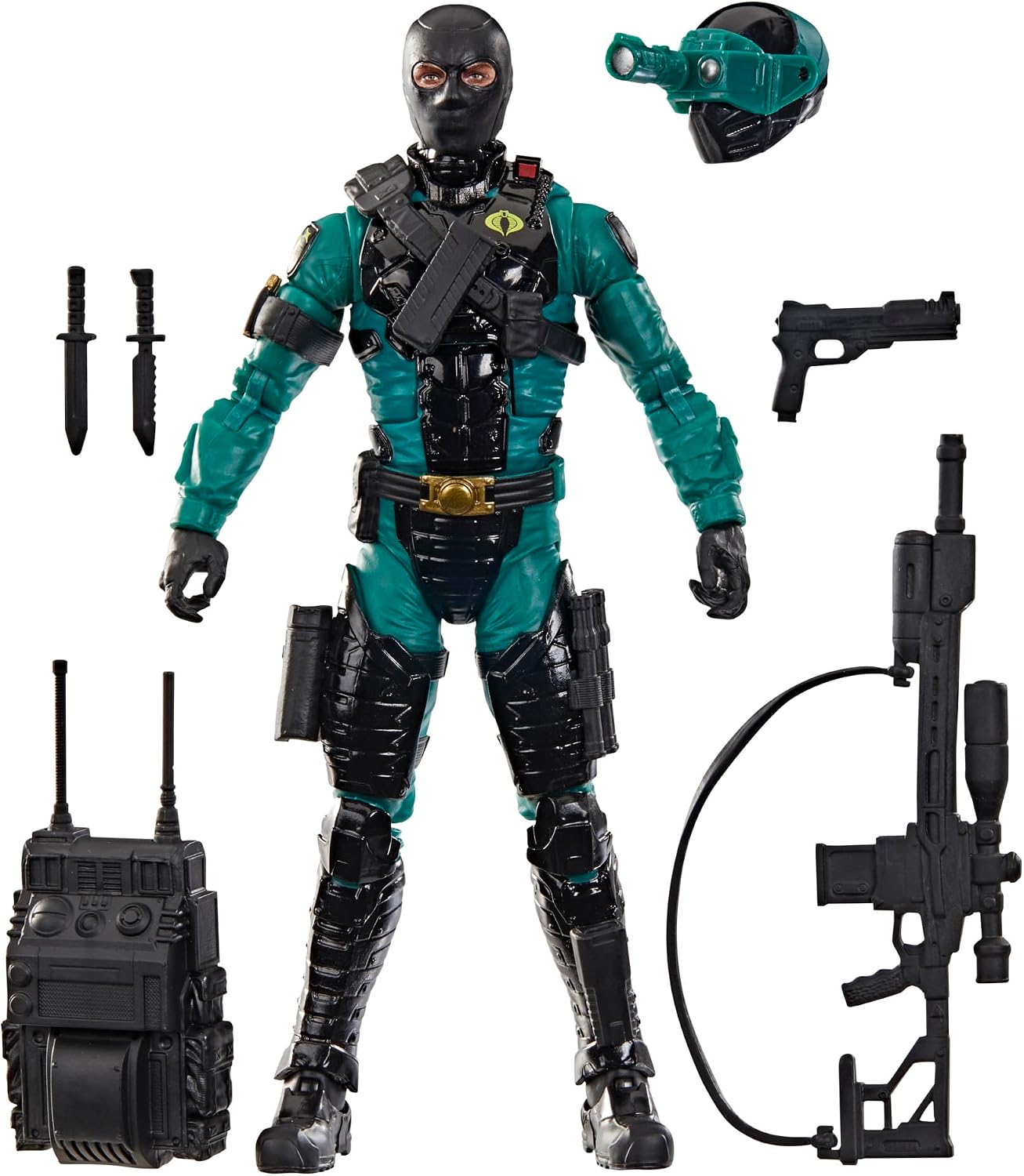 Detalle de G.I. Joe G2273 Night-Viper #187 – figurka 15 cm, 7 akcesoriów
