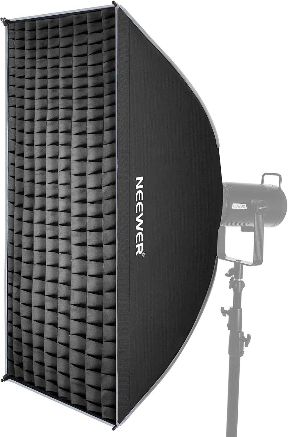 Detalle de NEEWER Rechteck-Softbox 24"x35" (60x90 cm) mit Bowens-Mount, Quick-Release und Diffusor/Gitter
