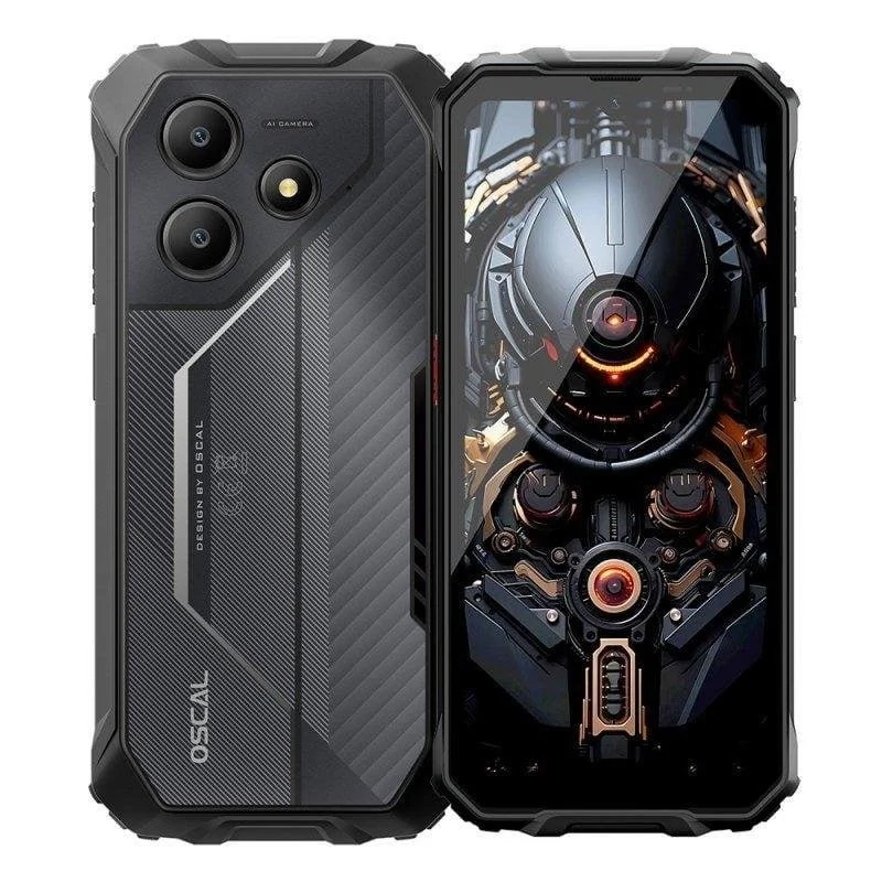 Detalle de OSCAL Marine 2 4G con 8GB RAM, 256GB y batería de 11.000 mAh (6,56") negro