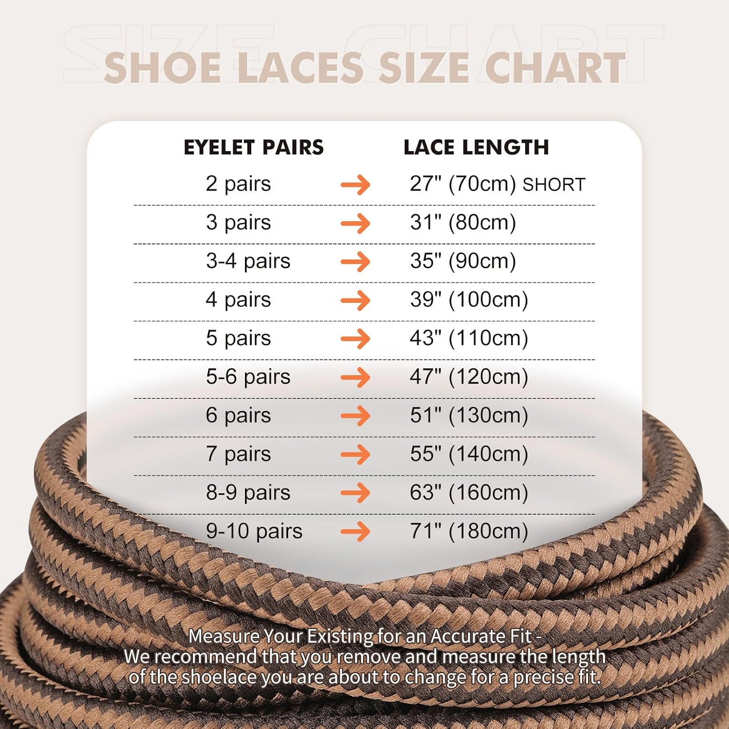 Detalle 2 de Stepace Round Boot Laces, Polyester