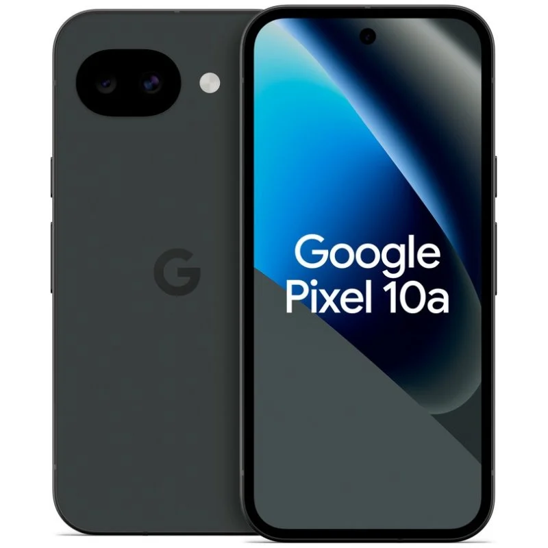 Detalle de Google Pixel 10a 5G 8GB/256GB en Obsidiana: fotogénico, robusto y fluido