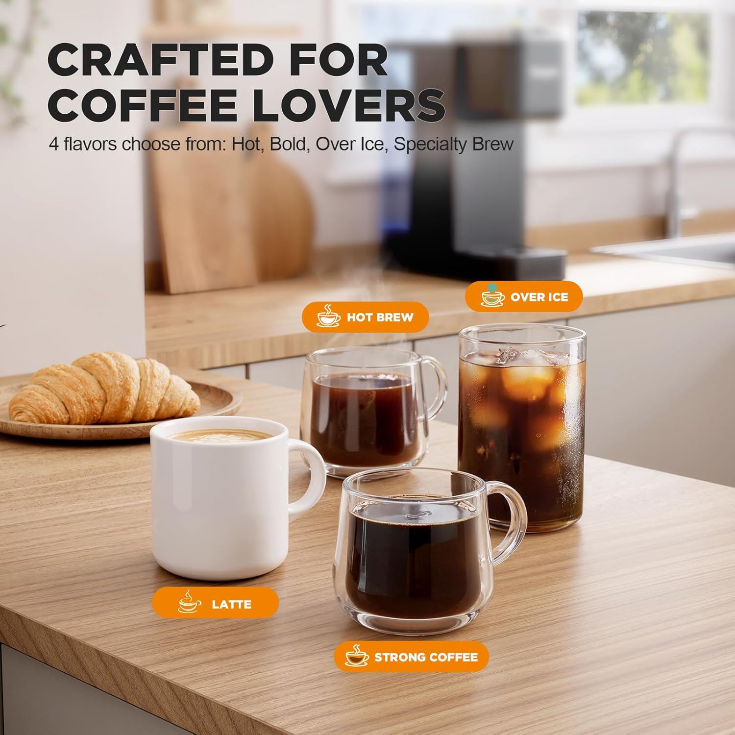 Detalle de Tastyle Single Serve Coffee Maker 40oz
