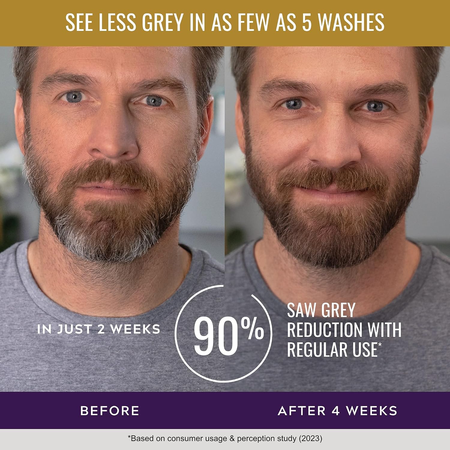 Thumbnail 3 de Just for Men Control GX + THK Thickening Beard Wash 4 oz