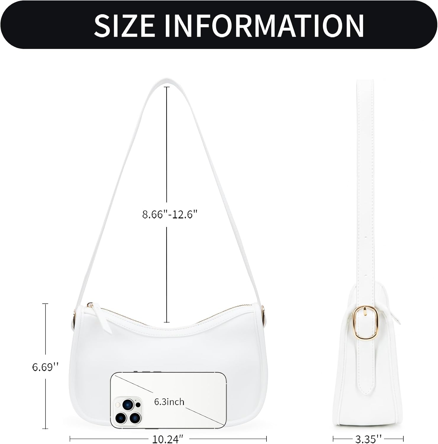 Detalle de OREXINE Vegan Leather Shoulder Bag