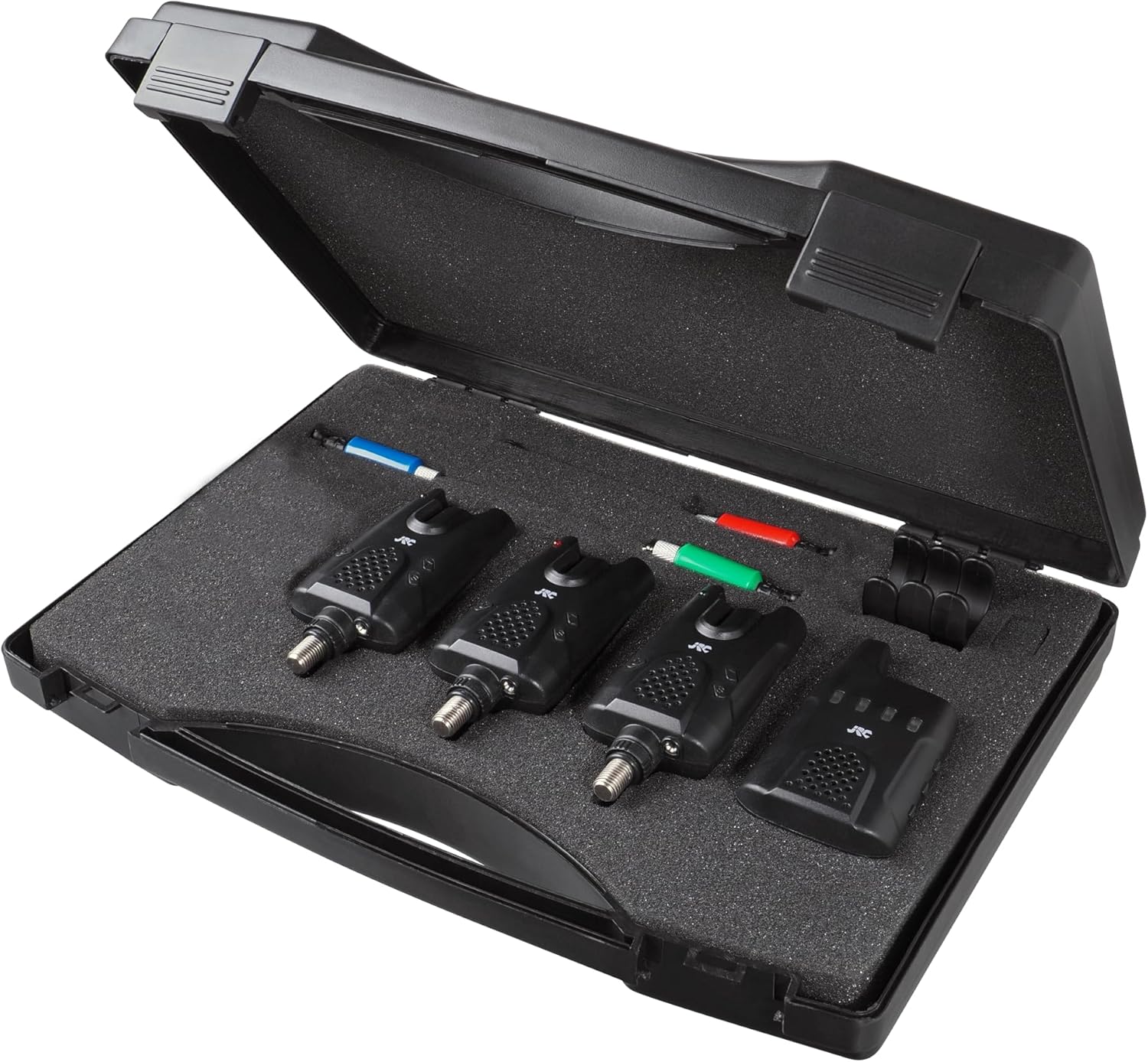 Detalle de JRC Radar CR 4+1 Bite Alarm Kit: ensemble d’alarme de morsure pour carpophilie