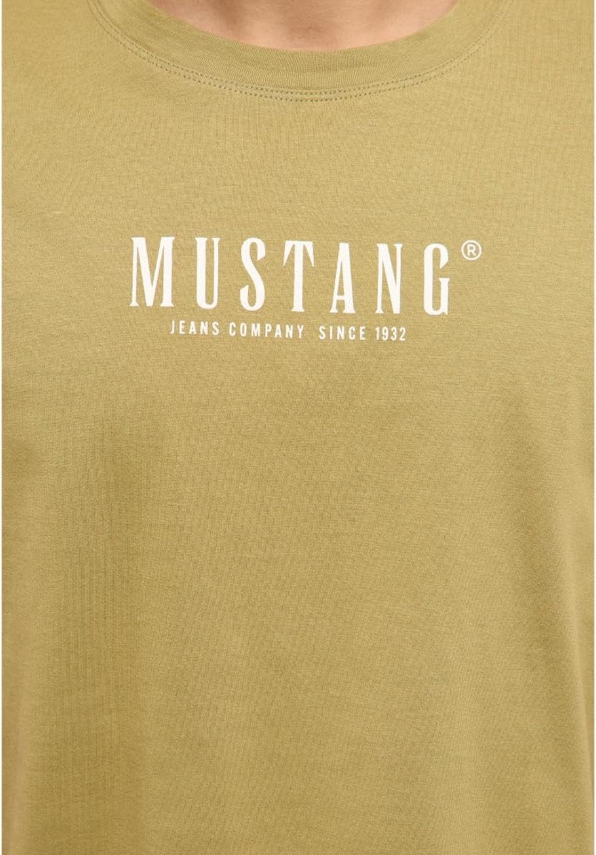 Detalle 2 de MUSTANG Herren Style Austin T-Shirt (1er Pack) – Bio-Baumwolle, Runde Ausschnitt