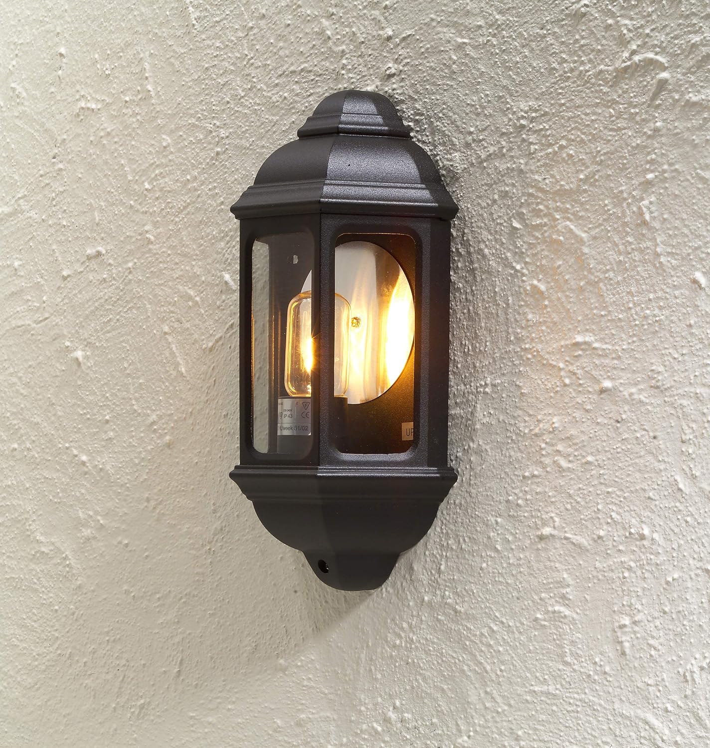 Detalle 2 de Konstsmide Cagliari Flush – zielona lampa ścienna zewnętrzna E27, IP43