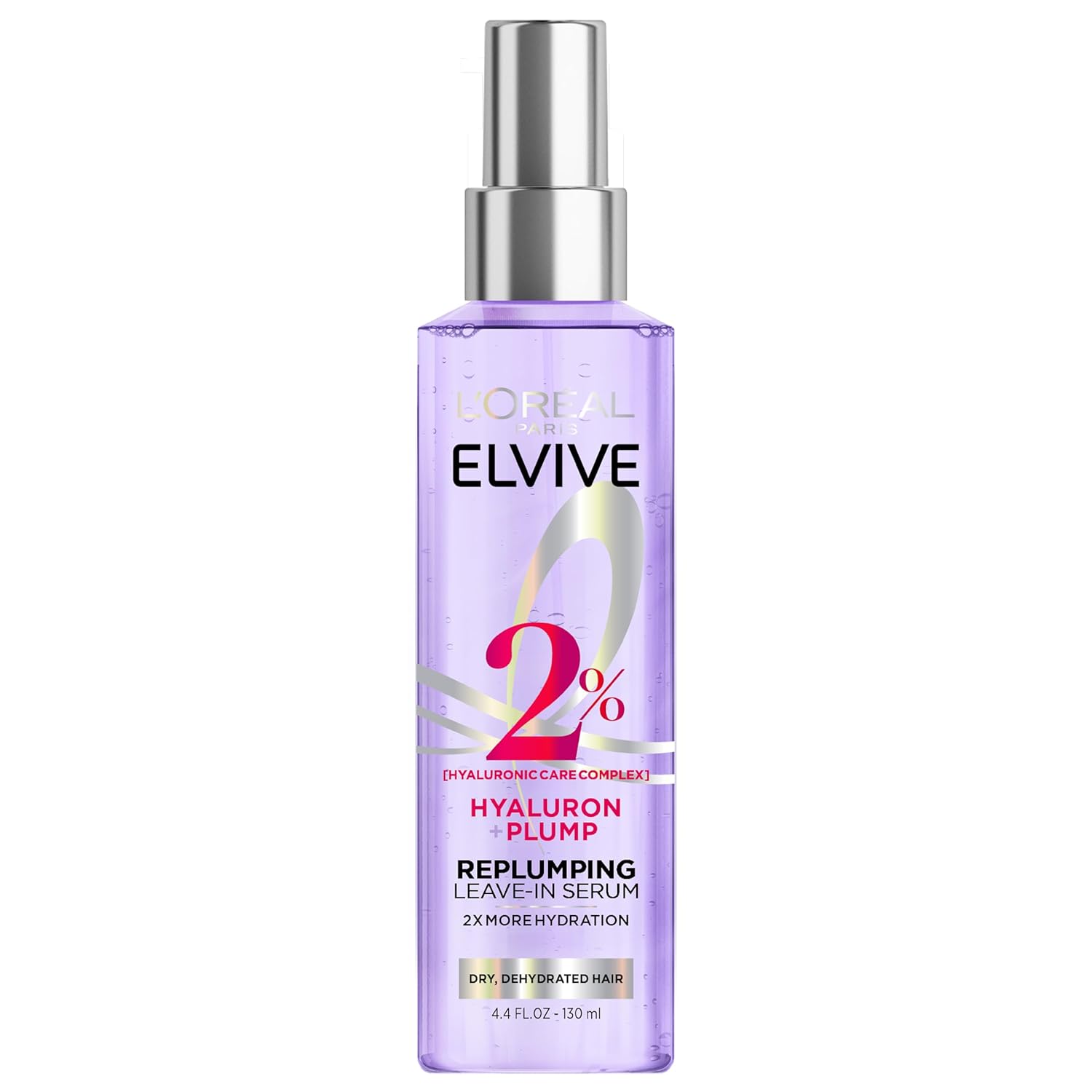 Detalle de L'Oreal Paris Elvive Hyaluron Plump Moisture Plump Hair Serum for Dehydrated, Dry Hair