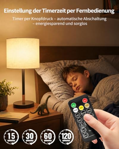 Thumbnail 4 de Suright Wiederaufladbare Glühbirne mit Batterie – 2er-Set, E27, 3 Farben + Fernbedienung, Timer & Magnetbasis