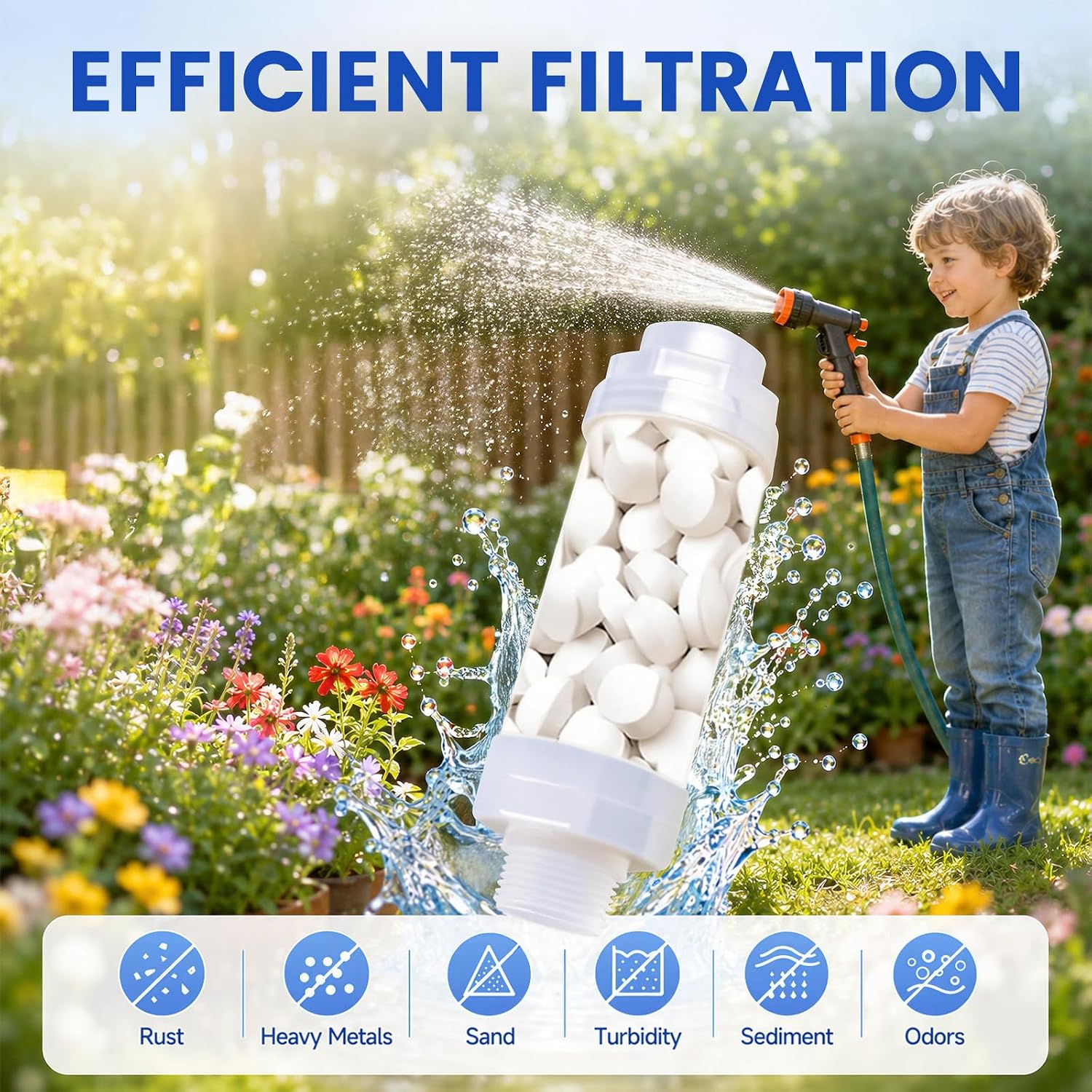 Thumbnail 5 de Wzzy Gurden Pack of 2 Mist Calcium Inhibitor Filter for Outdoor Misting Systems