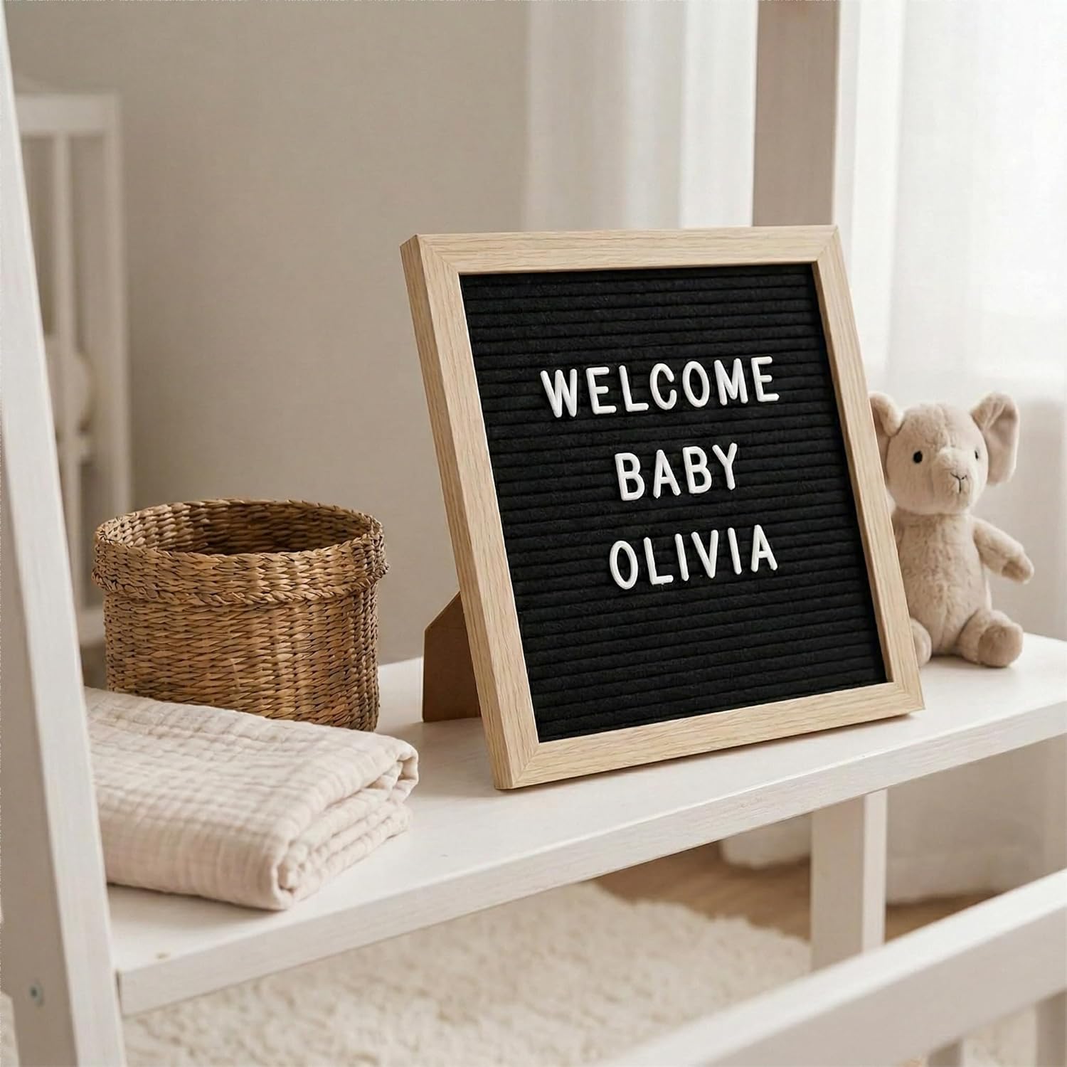 Thumbnail 5 de Black Felt Letter Board 25x25cm