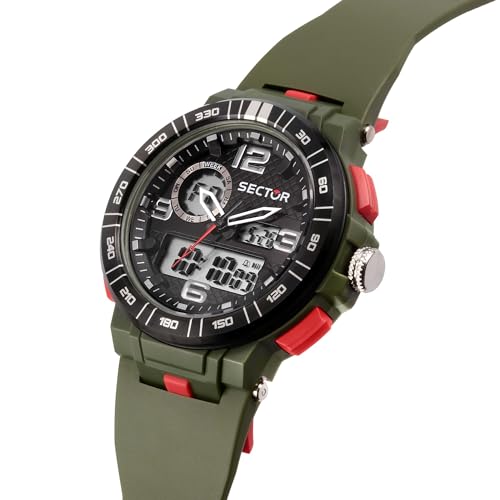 Detalle de Sector No Limits Orologio da uomo EX-28 – resistente fusione di stile in ABS e poliuretano