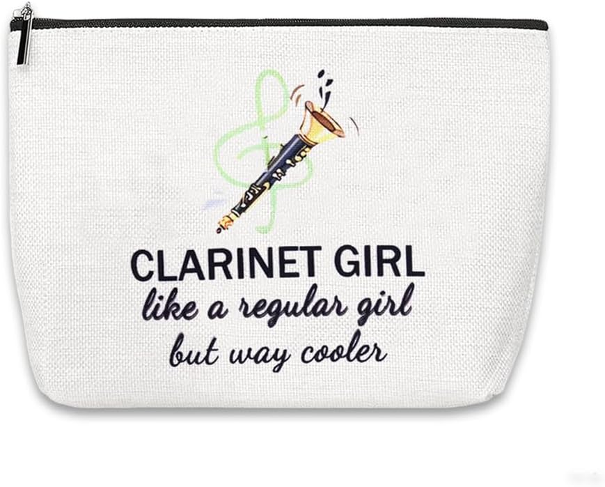 Detalle de Clarinet Makeup Bag, Canvas